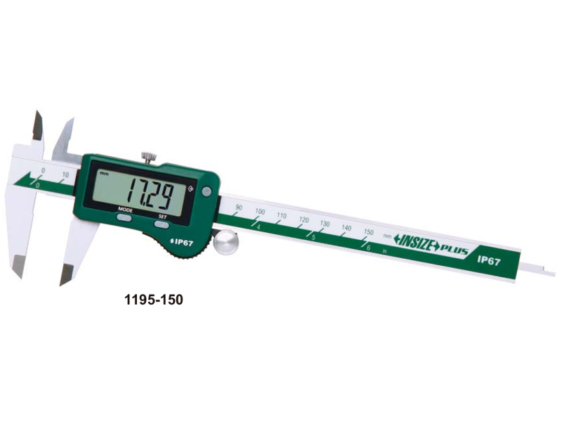 Insize Plus 1195-150 Waterproof digital calipers IP67