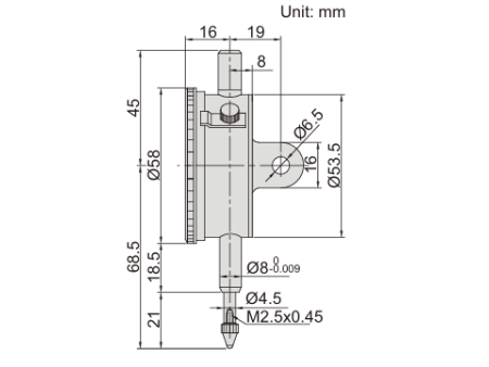 Insize 2308-10A dial indicator